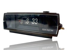 Vintage Stancraft Brown Flip Clock Digital High Time w/ Ceiling Projection picture