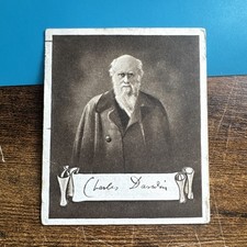 1923 Nicolas Sarony Celebrities and Their Auto Tobacco Charles Darwin #13 Large picture