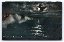 Postcard Moonlight View Swampscott Massachusetts MA c.1915 picture