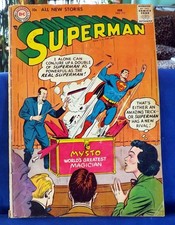 vintage Superman Comic  #111 1957 Superman Mysto World's Greatest Magician picture