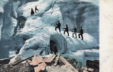 Grindelwald Switzerland Glacier Gorge Alps Early 1900s Caves Vtg Postcard H56 picture