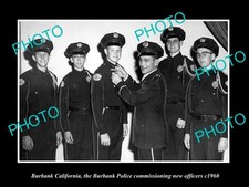 Burbank California Burbank Police Commission c1960 Old Large Historic Photo picture
