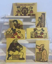 1934 Post Toasties Mickey Mouse Shangaied Cereal Box Cutout Vintage Rare VG picture