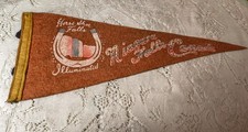 Vintage Niagara Falls Canada Horseshoe Falls Souvenir Pennant 12