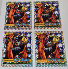 SPAWN Prism Promo Card 1 1992 Todd McFarlane  Wizard Magazine NM Comic SET picture