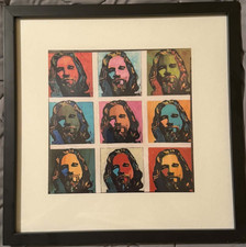 Jeff Bridges The Dude Big Lebowski Pop Art Style Framed Photo Wall Art 12x12 picture