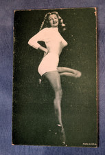 Exhibit Card Vintage Glamour Actress Dance Pose Arcade Style Printed Image picture