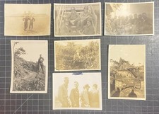 lot of 7 Korean War photos with hand written notes 1951 + 1952 picture