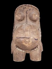 Makonde Njorowe Pregnant Belly Mask Tanzania Vintage African Tribal Art picture