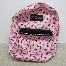 JanSport x Disney Pixar Incredibles Edna Mode Backpack Pink Runway Darling RARE picture
