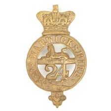 British Zulu War 2nd Warwickshire 24th Regiment of Foot Cap Badge picture