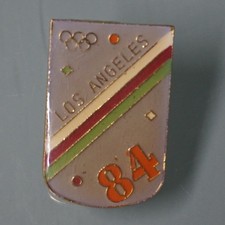 Vintage 1984 Los Angeles Olympics Hungary NOC Boycott Enamel Lapel Pin Badge 1.3 picture