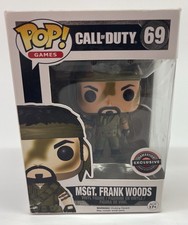 Funko Pop Call of Duty MSGT Frank Woods #69 GameStop Exclusive Vinyl Figure picture