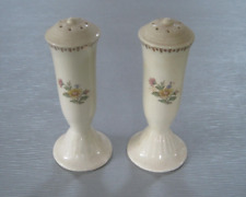 Vintage porcelain salt and pepper shakers floral picture