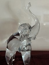 Murano Renato Anatra from Island of Murano. 11” tall Glass Elephant excellent. picture