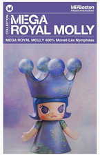 👑 POP MART MEGA ROYAL MOLLY 400% — MONET LES NYMPHÉAS picture