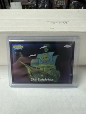 2025 Topps Chrome Spongebob #130 Ship Dutchman True BLACK 02/10 picture