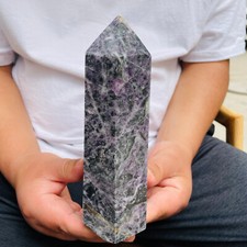 3.3LB Natural fluorite root Obelisk Crystal Mineral specimen Healing picture