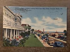 1951 - Ocean Avenue, Daytona Beach, FL - Posted Vintage Postcard picture