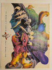 ​ULTRA RARE GRAIL 1994 Final Fantasy III Original Mag 4-Page Ad Spread - Intact picture