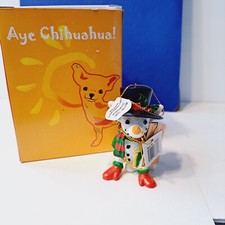 Westland 2009 Aye Chihuahua Snowman Ornament No. 13381 picture