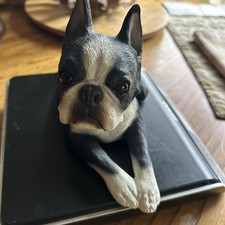 Vintage Sandicast 1985 Boston Terrier Dog 9.5