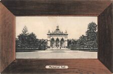 Philadelphia PA Pennsylvania, Memorial Hall, Wood Look Border, Vintage Postcard picture