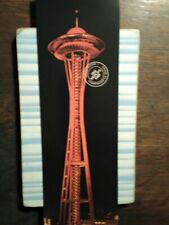 GIANT PHOTO POST CARD 1962 THE WORLDS FAIR SPACE NEEDLE SEATTLE WA picture