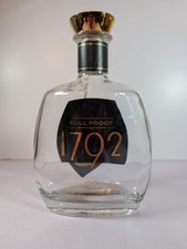 1792 Full Proof Single Barrel Select Empty Bourbon Whisky Bottle w/ Cork, Tag picture