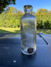MCCARTHY BROS & MARTIN RIVERSIDE N.Y HUTCHINSON SODA BOTTLE NICE picture