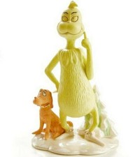 Lenox Grinch A Wonderful Awful Idea Figurine with Dog Dr. Seuss 6.75