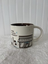 Starbucks Pikes Place Market Seattle Washington Coffee Mug You Are Here 14 Oz picture