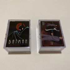 1993 Topps Batman: The Animated Series 1 & 2 Sets. See Description picture