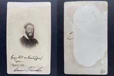 Carl Herzog von Braunschweig vintage cdv albums print. Karl Friedrich August  picture