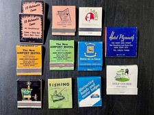 Vintage Hotel Motel Matchbook Lot Advertising Ephemera Holiday Inn NYC Canada picture