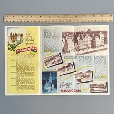 Vtg 1953 Madurodam Miniature Town Holland Travel Brochure Princess Beatrix Map picture