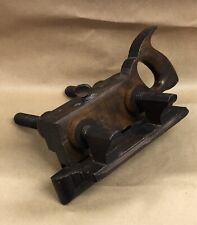 Antique Vintage Auburn Rosewood Or Beech Plow Plane Logan & Gregg Pittsburgh PA picture