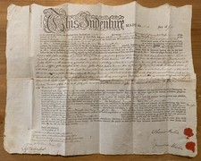 1789 INDENTURE LAND DEED-New York-Montgomery County-Original-Rare picture