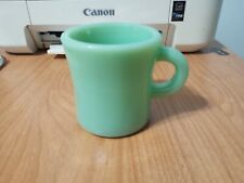 VINTAGE FIRE-KING JADEITE C HANDLE RESTAURANT WARE GLASS COFFEE MUG CUP picture