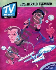1968 Los Angeles Herald-Examiner TV Weekly STAR TREK On Cover 8x10 Photo picture