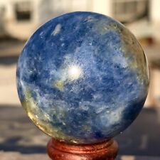 135G Rare！Natural beautiful Blue Kyanite Sphere Ball Quartz Crystal Healing picture