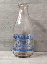 Vintage Darigold Buttermilk Half Gallon Bottle Rare Cow Advertising Spokane WA  picture
