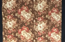 Antique 1870 French Japanisme Toile Fabric picture