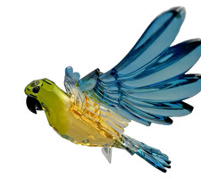 Ganz Tropical Bird - Acrylic - Yellow/Green Body & Blue Wings 5 x 7 in picture