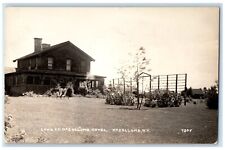c1915 Lawn At Hotel Topiary View McColloms New York NY RPPC Photo Postcard picture