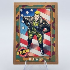 Vintage 1991 Impel G.I.Joe Hall Of Fame Gold Card RARE Parallel Hawk picture
