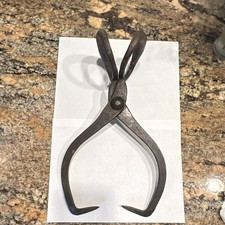 Staatsburg Vintage Blacksmith Forged Tongs/Pincers Metal Tool picture