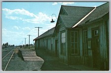 Vintage - Depot at Chama New Mexico Postcard - P32 picture