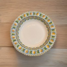 Faiencerie De Gien Raphael Rimmed Soup Bowl 2147102 AMAZING MADE IN FRANCE RARE picture