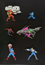 Marvel Vs Capcom Ultimate Complete Works Deluxe 6 Pin Set Udon Entertainment picture